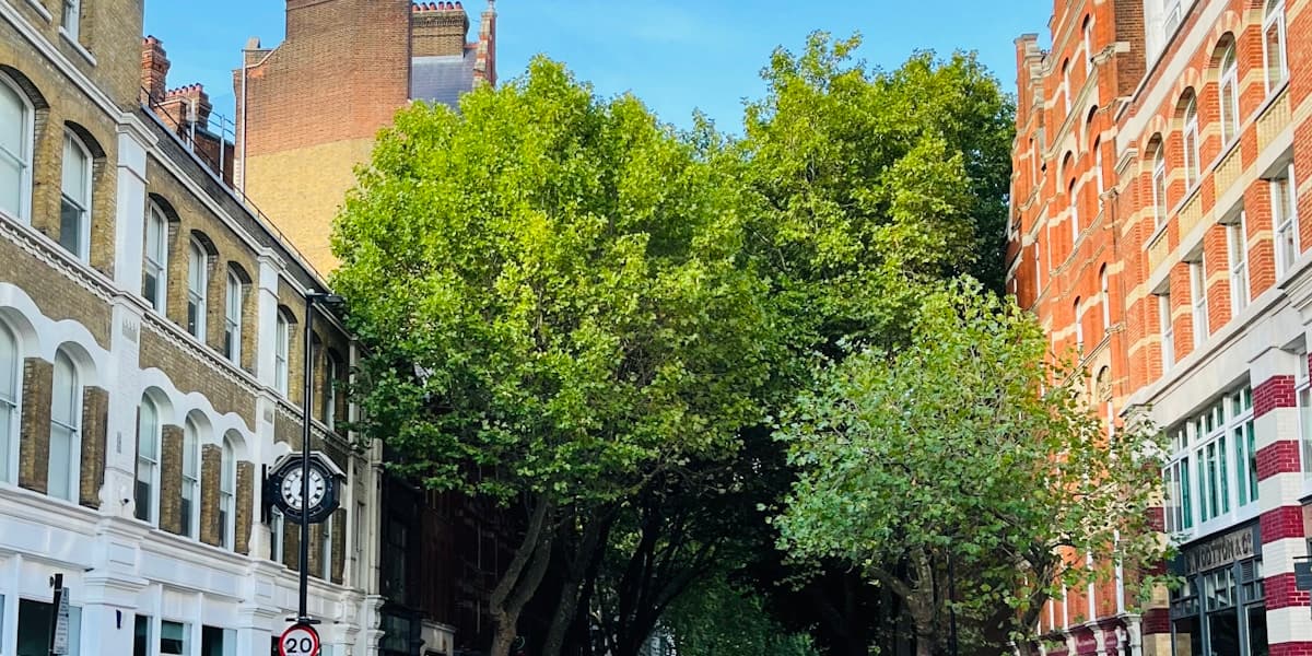 London design district street