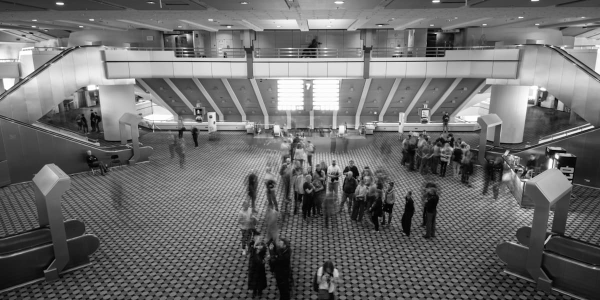 Exhibition hall atrium