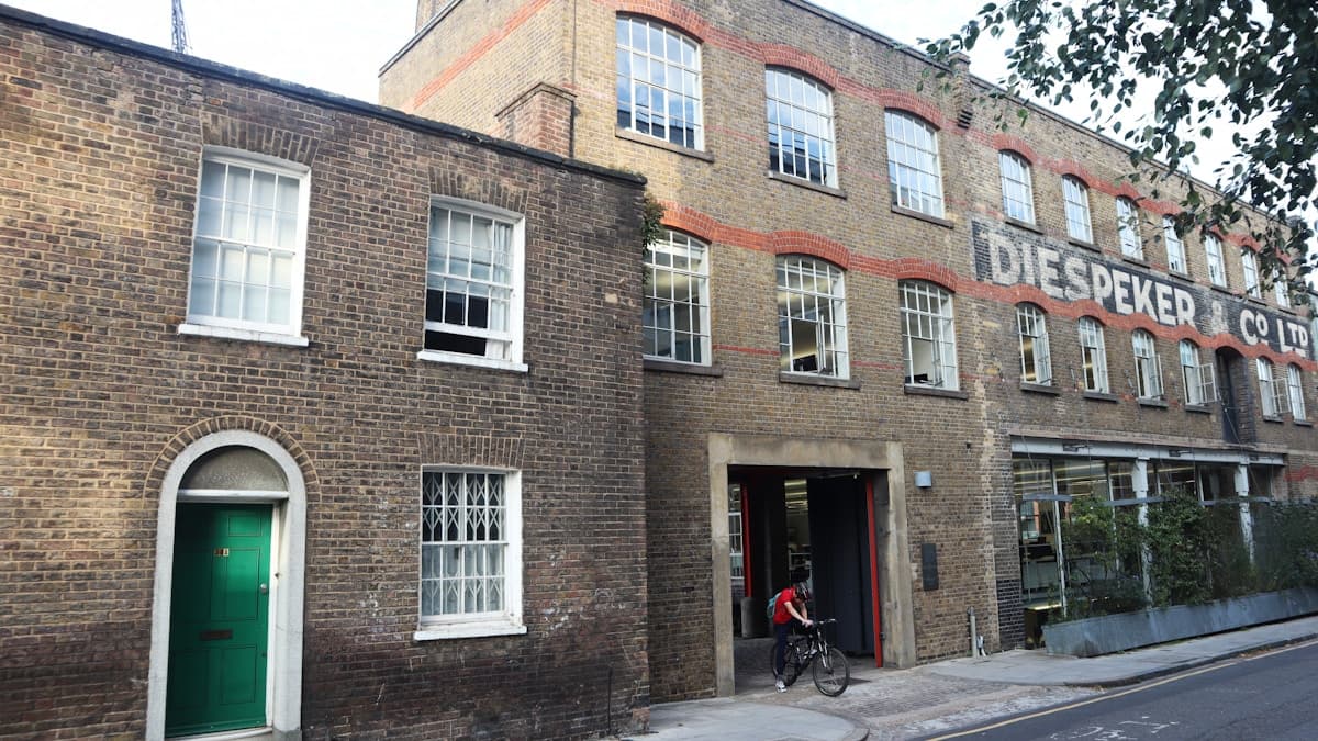 Historic factory building in Islington