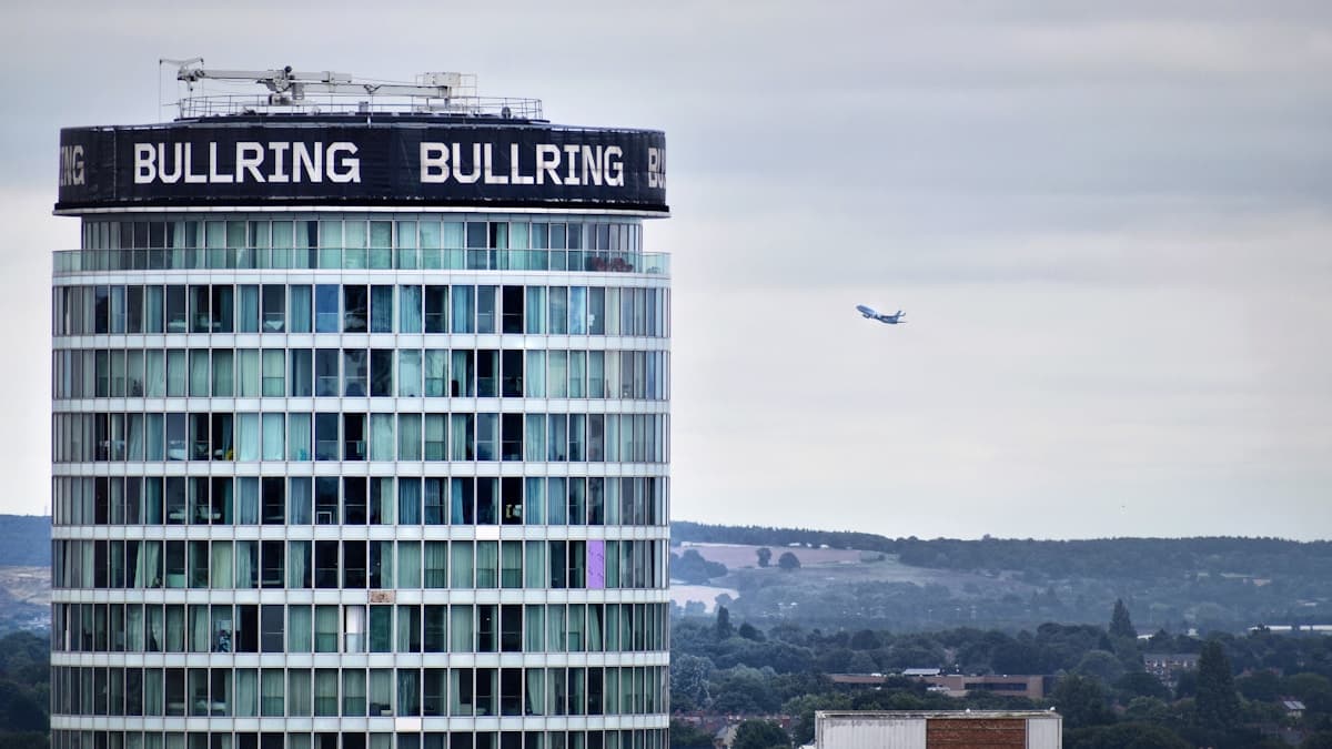 Modern building in Birmingham